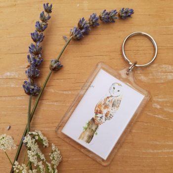 Barn Owl Keyring