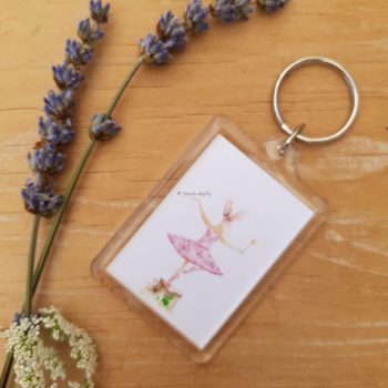 Bunny Ballerina Keyring