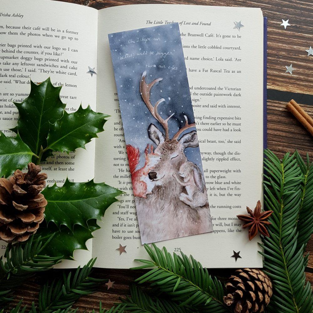 Christmas Cuddles Bookmark