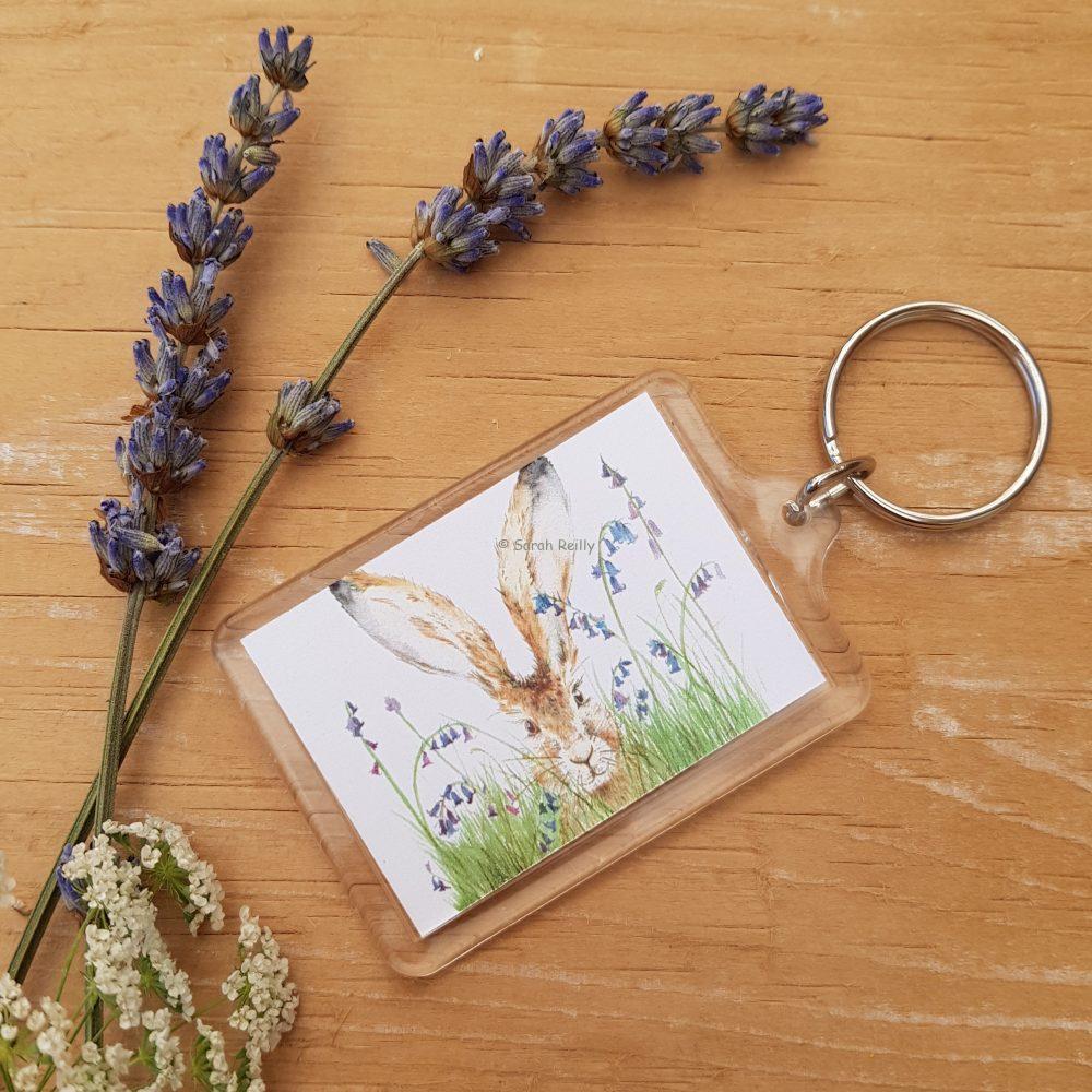 Curious Hare Keyring