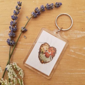 Heart of the Woodland Keyring