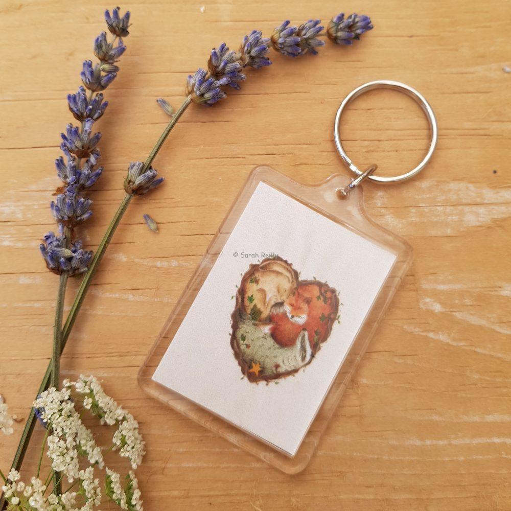 Heart of the Woodland Keyring