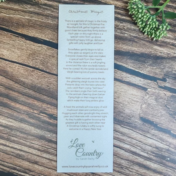 Christmas Magic Bookmark - Image 2