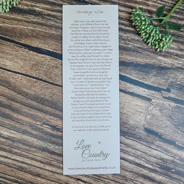 Donkey's Wish Bookmark - Image 2