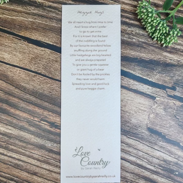 Heggie Hugs Bookmark - Image 2