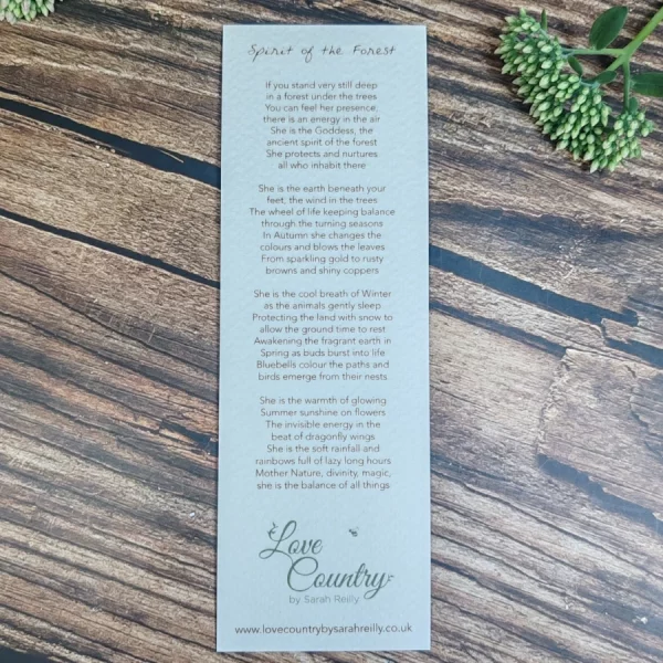 Spirit of the Forest Bookmark - Image 2
