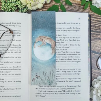 Hugging The Moon Bookmark