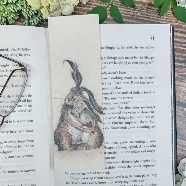 Hares my Heart Bookmark