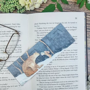 The Bear and the Hare in Winter Bookmark