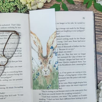Curious Hare Bookmark
