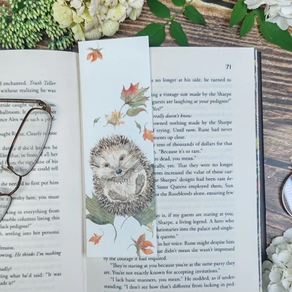 Mr Prickles Hedgehog Bookmark