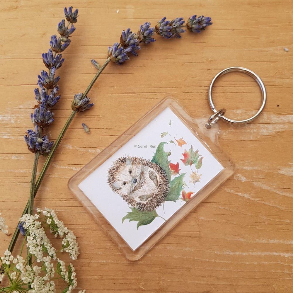Mr Prickles Hedgehog Keyring