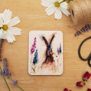 Munching in the Flower Garden Coaster
