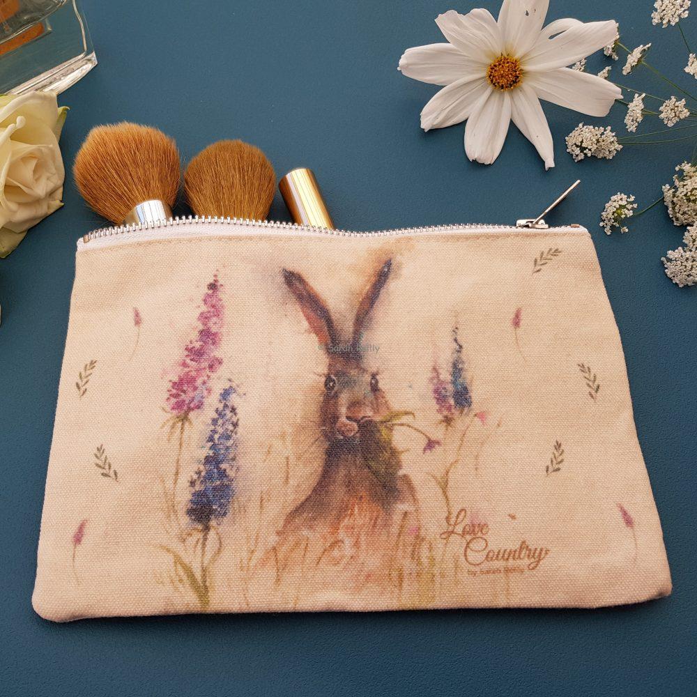 Munching in the Flower Garden Cosmetic Case