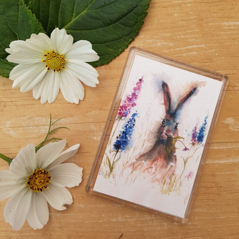 Munching in the Flower Garden Magnet