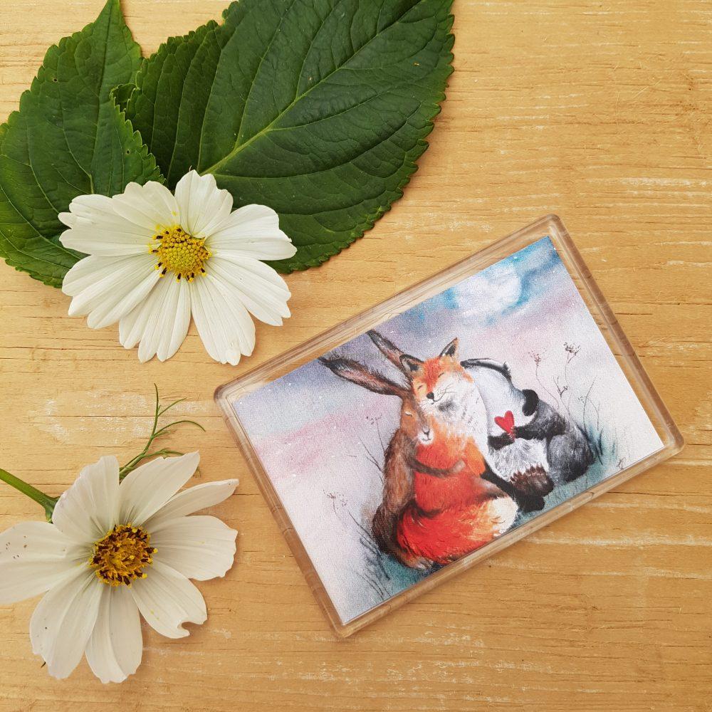 Peace & Huggles Magnet