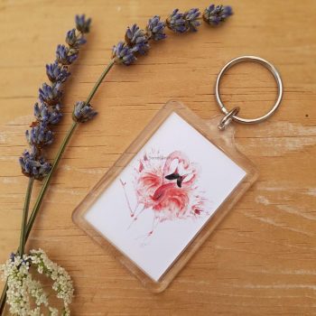 Pretty in Pink Keyring
