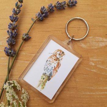 Tawny Owl Keyring