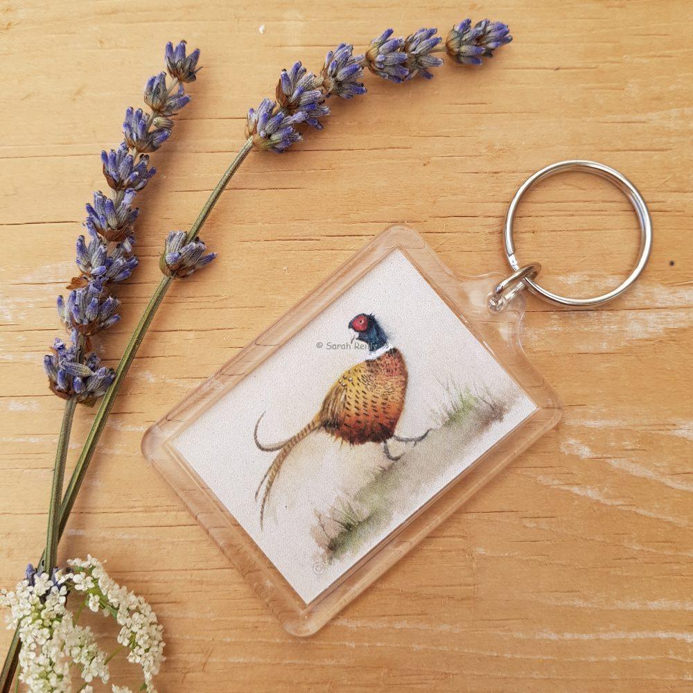The Gentle Pheasant Keyring