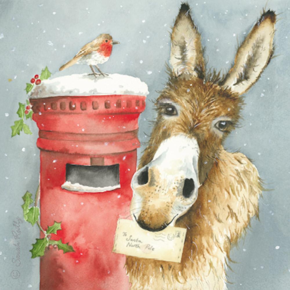 Donkey's Wish Greeting Card