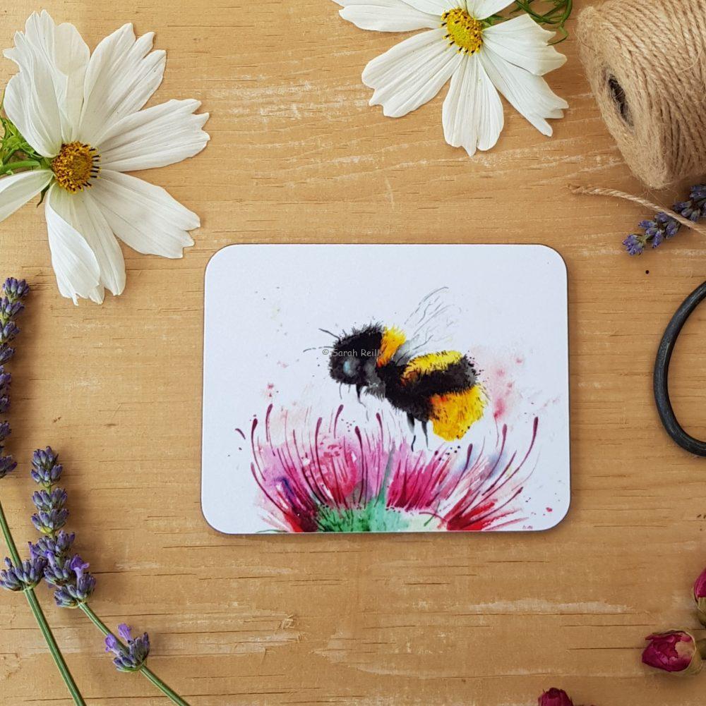 Thistle & Bee Coaster