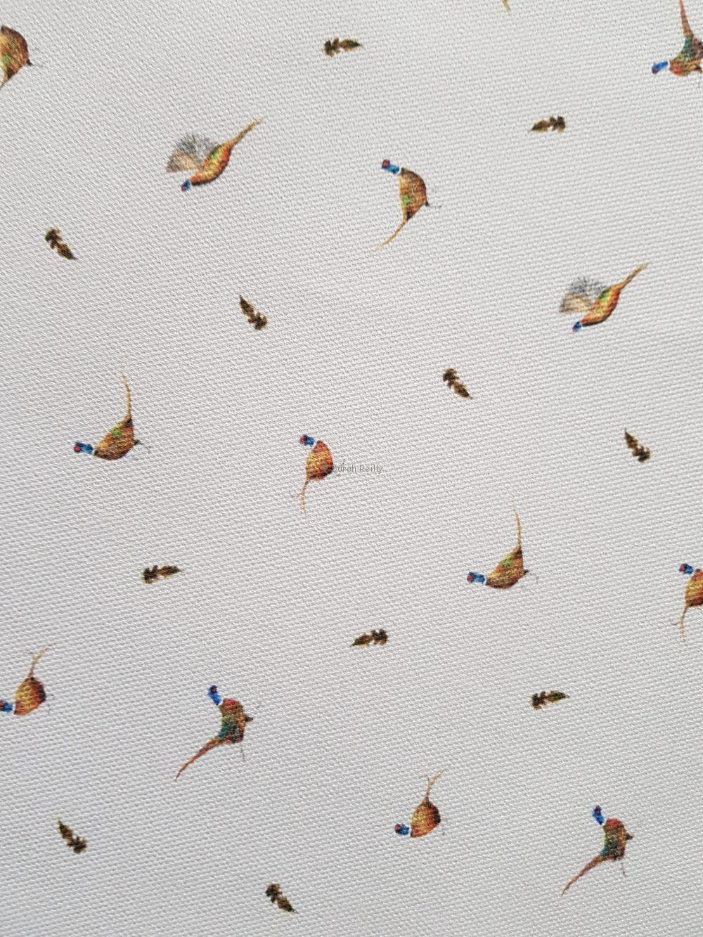 Pheasant and Feathers Fabric
