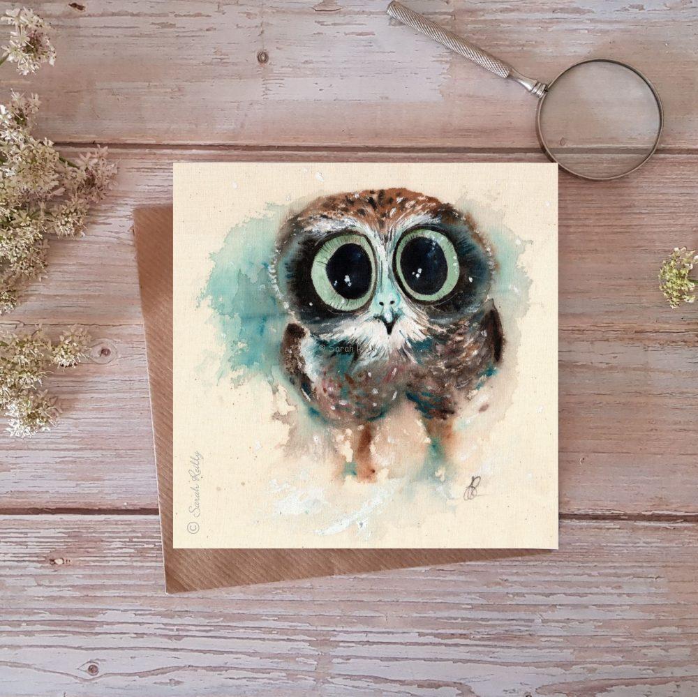 Little Night Owl Greeting Card