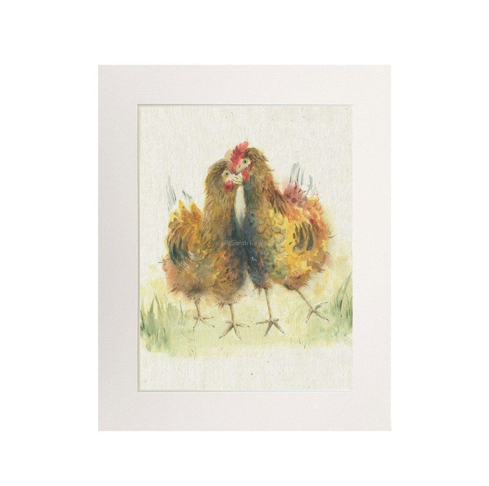 Girls of a Feather Print (Portrait)