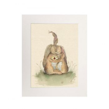 Hares my Family Print (Portrait)