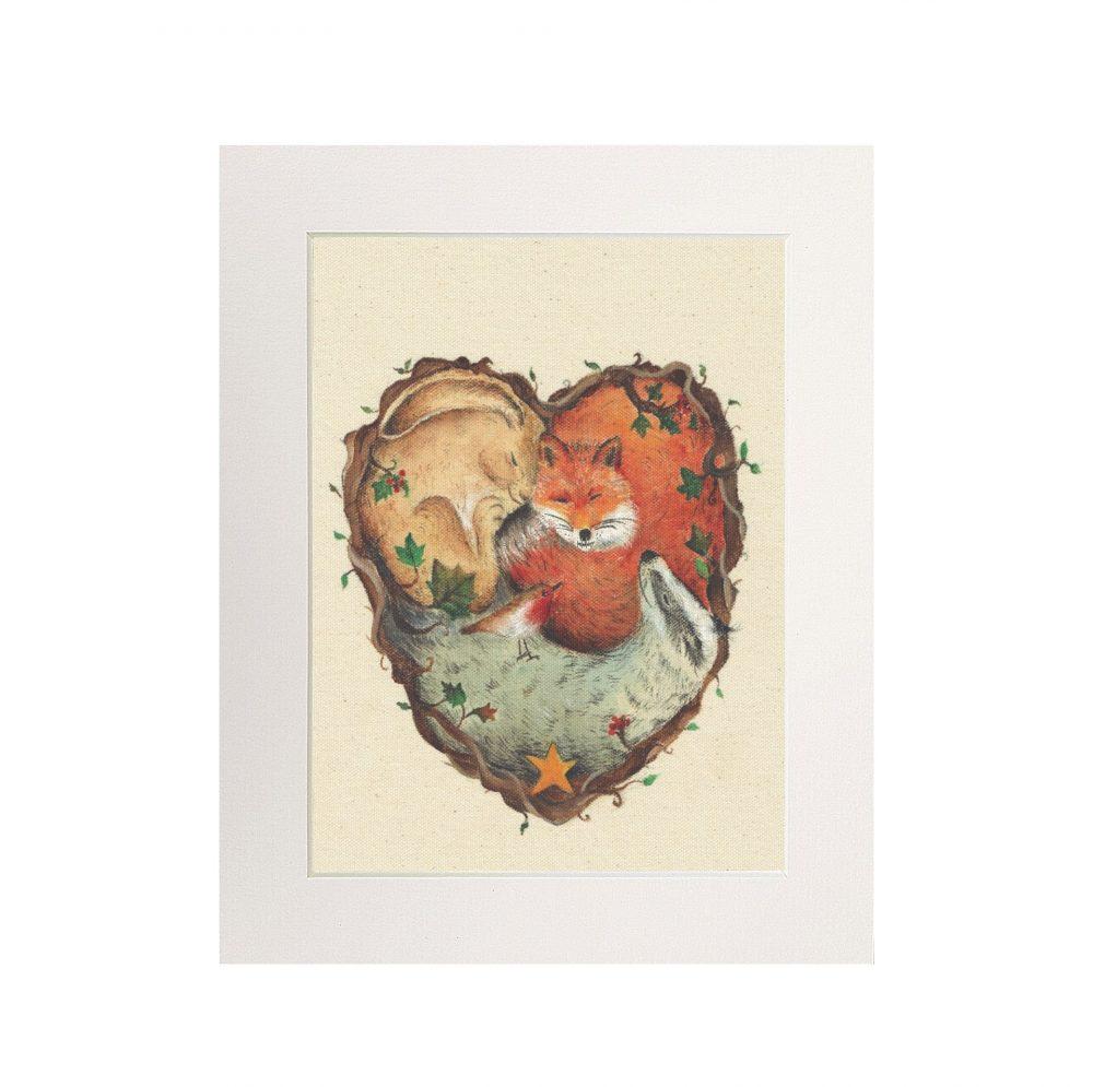 Heart of the Woodland Print (Portrait)