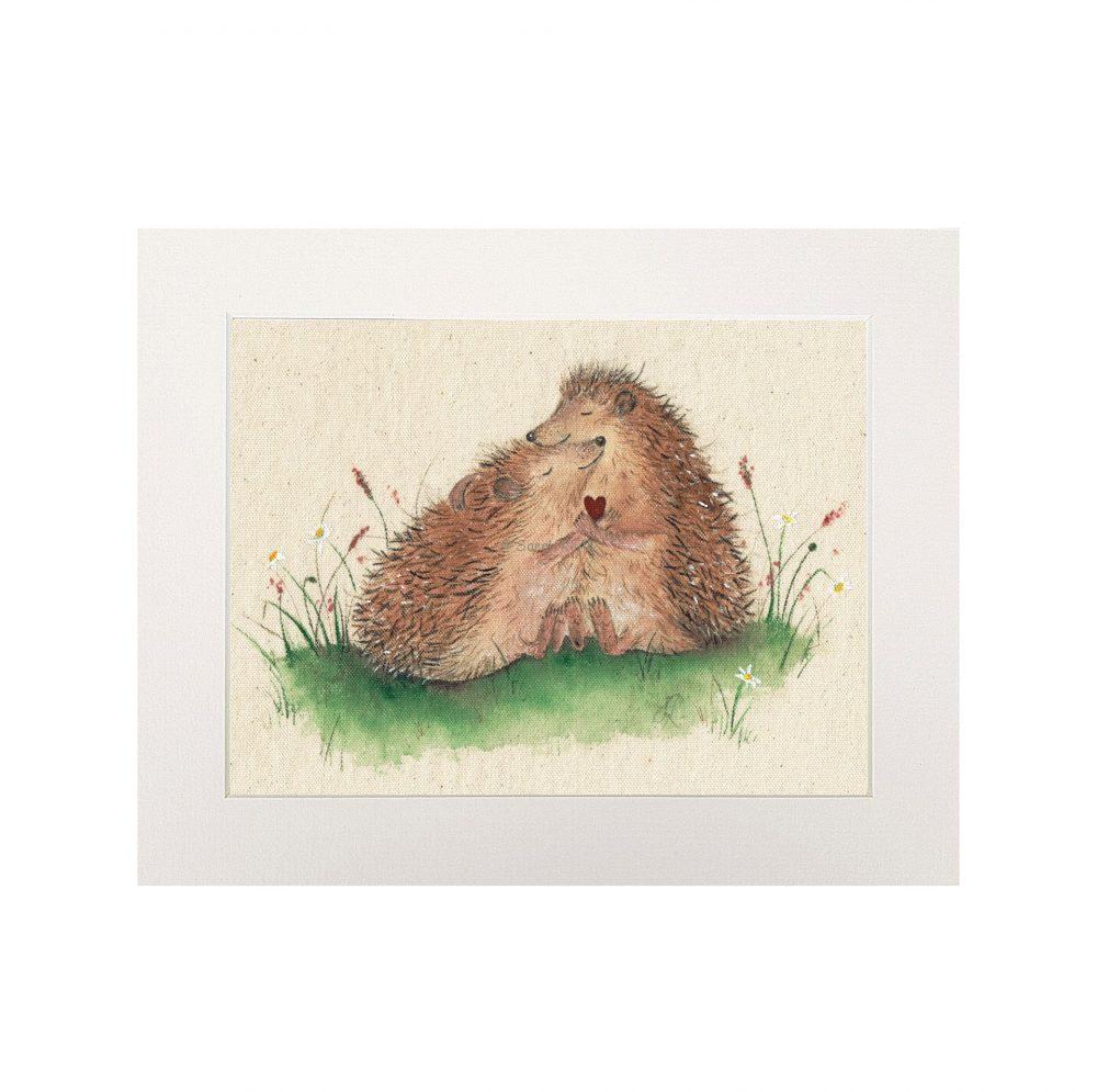 Heggie Hugs Print (Landscape)