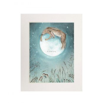 Hugging The Moon Print (Portrait)
