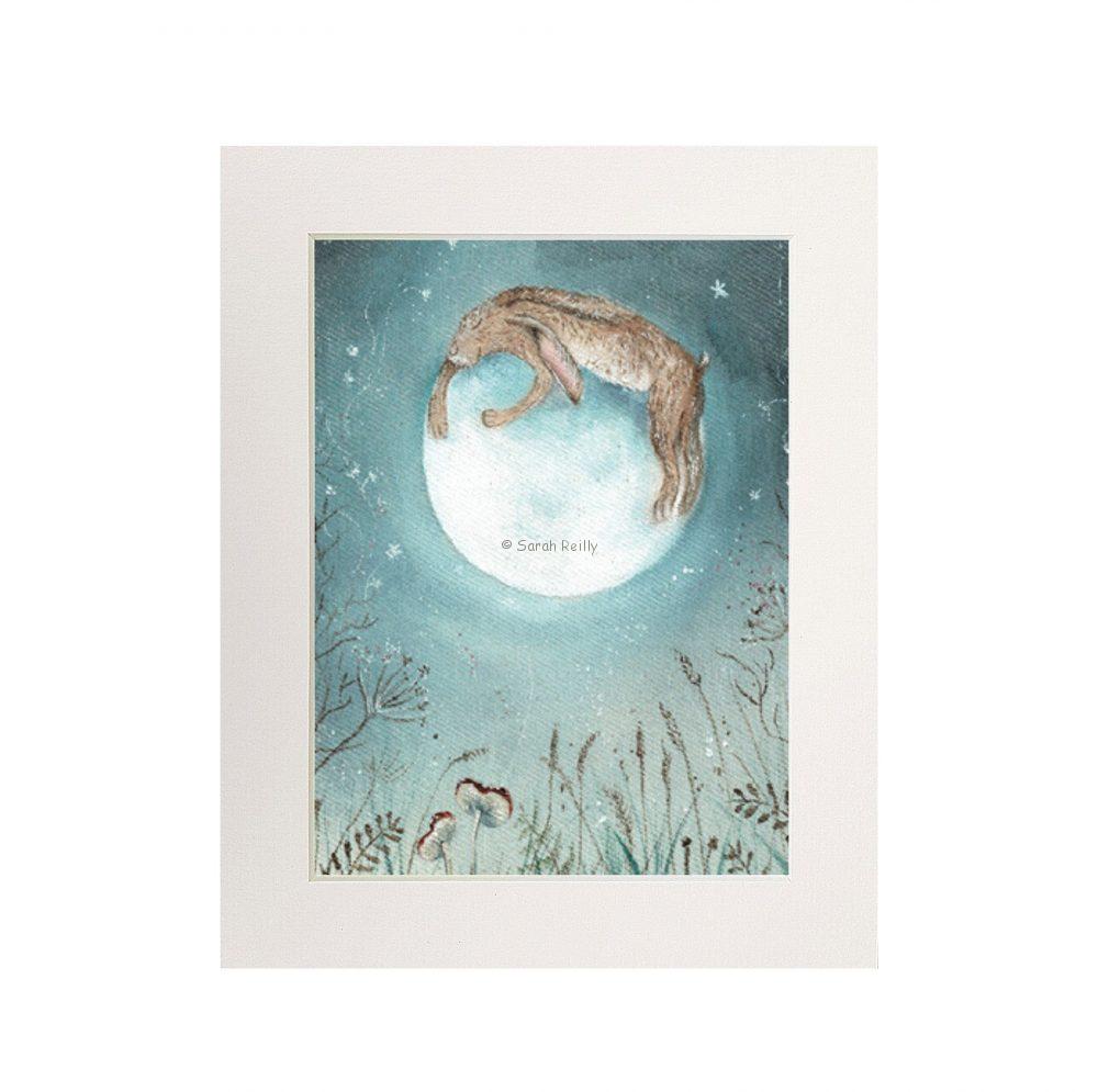 Hugging The Moon Print (Portrait)