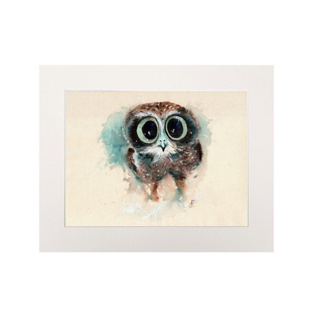 Little Night Owl Print (Landscape)
