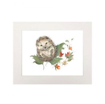 Mr Prickles Hedgehog Print (Landscape)