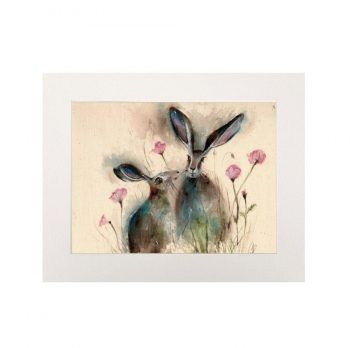 Pink Poppy Love Print (Landscape)