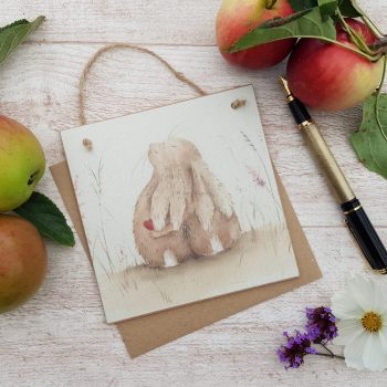 Always Hare Wooden Forever Card