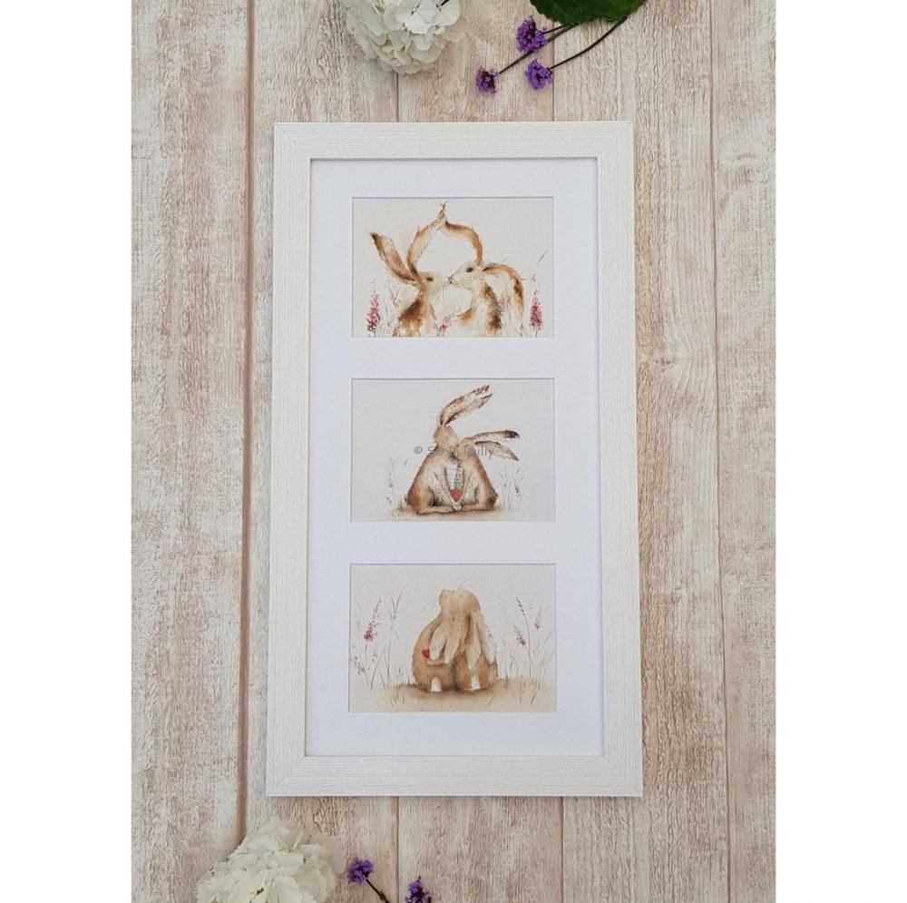 Hugs and Kisses Collection Signature Framed Triptych
