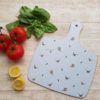 Pheasant and Feathers Chopping Board