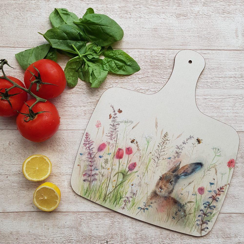 Spring is Hare Chopping Board