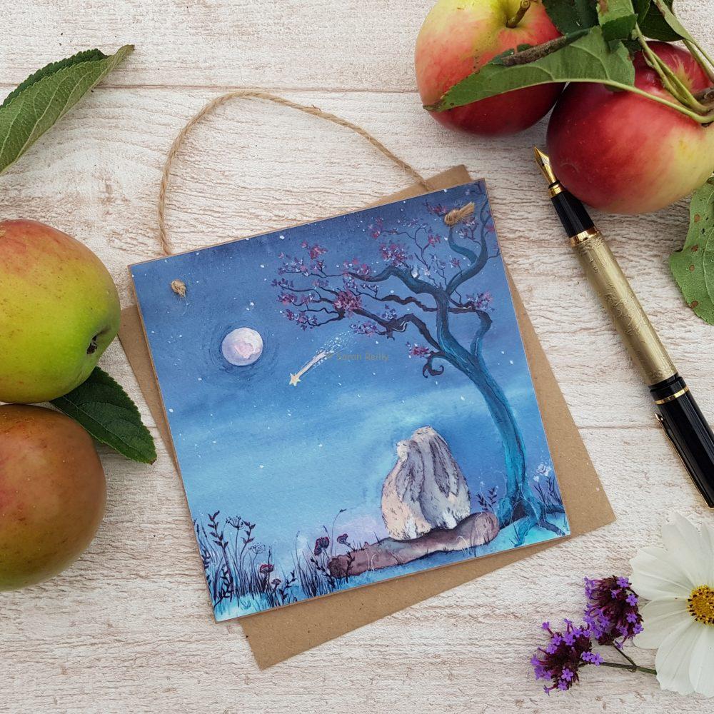 Stars and Dreams Wooden Forever Card