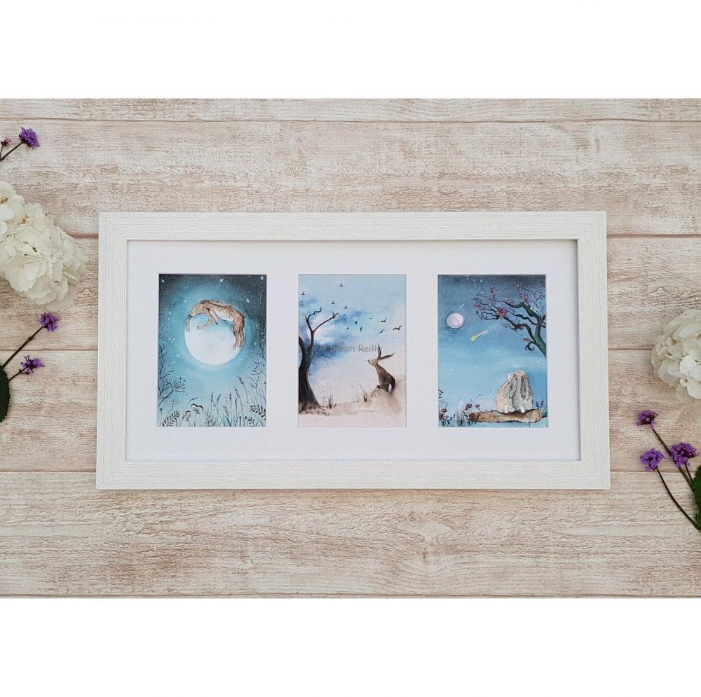 Stars and Moonbeams Collection Signature Framed Triptych