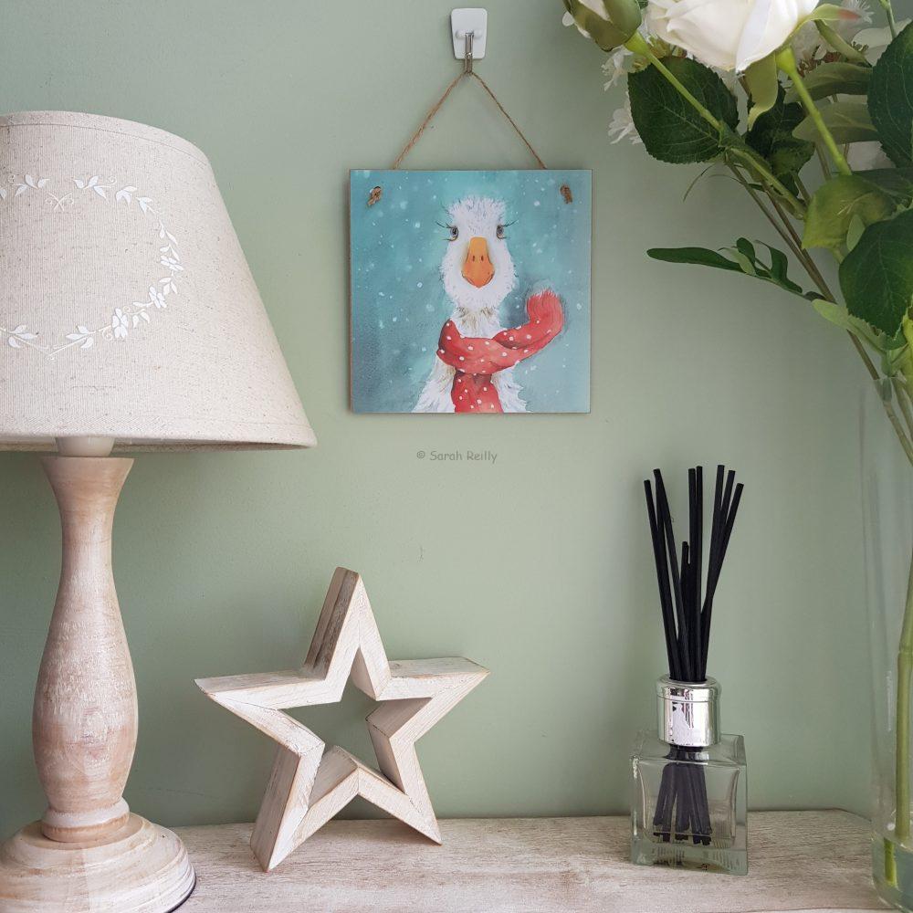 The Christmas Scarf Wooden Forever Card - Image 2
