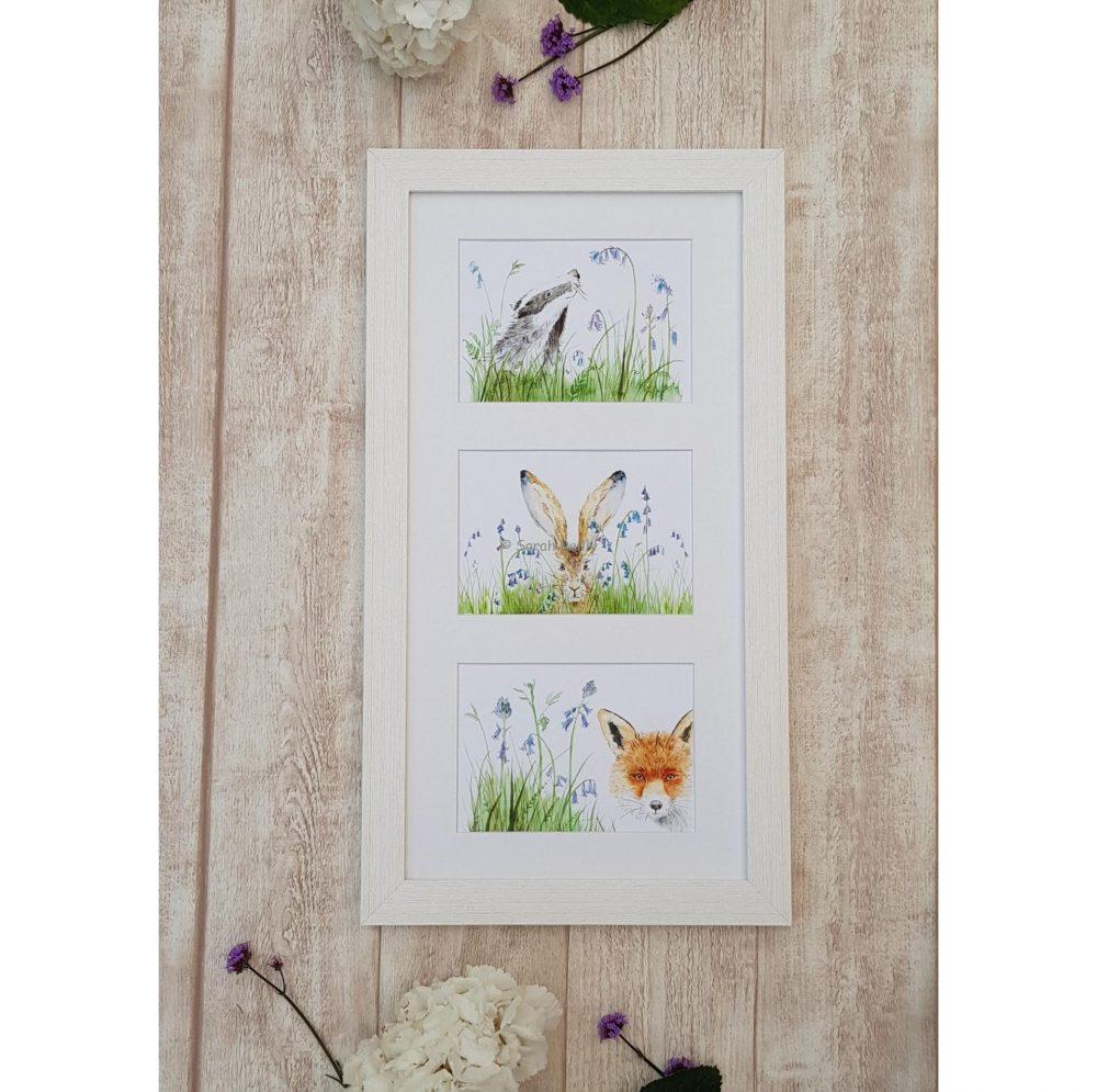 The Whispering Woods Collection Signature Framed Triptych