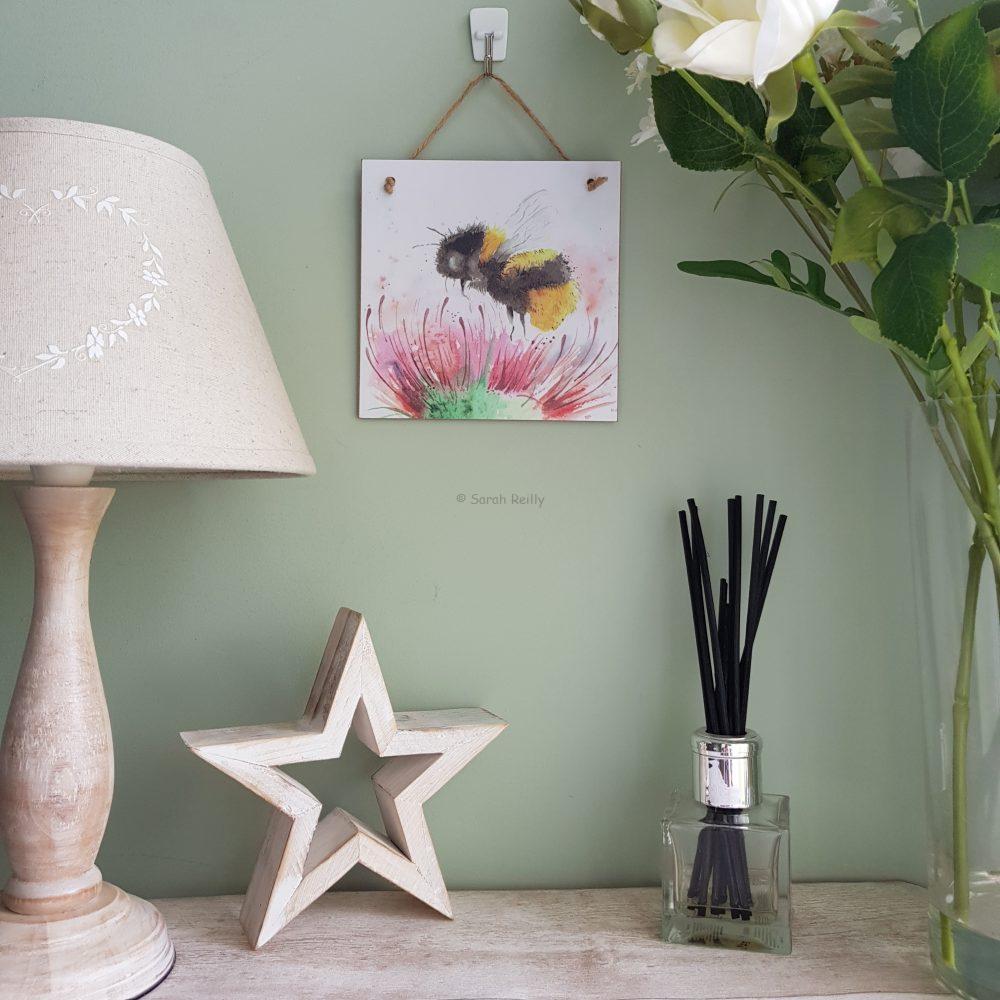 Thistle & Bee Wooden Forever Card - Image 2