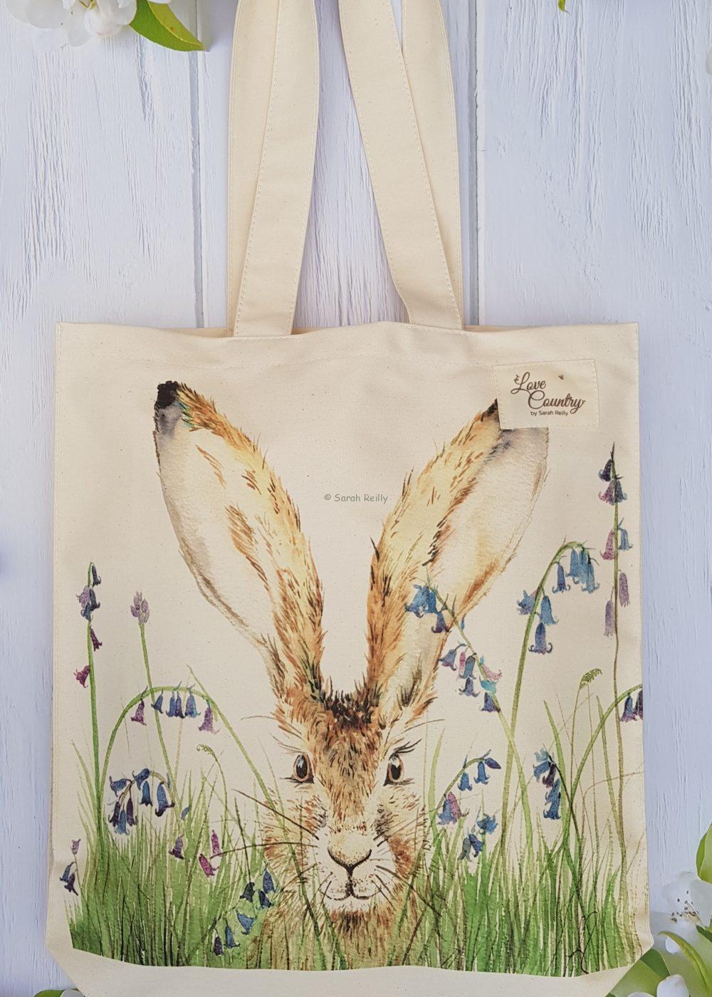 Curious Hare Tote Bag