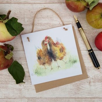 Girls of a Feather Wooden Forever Card