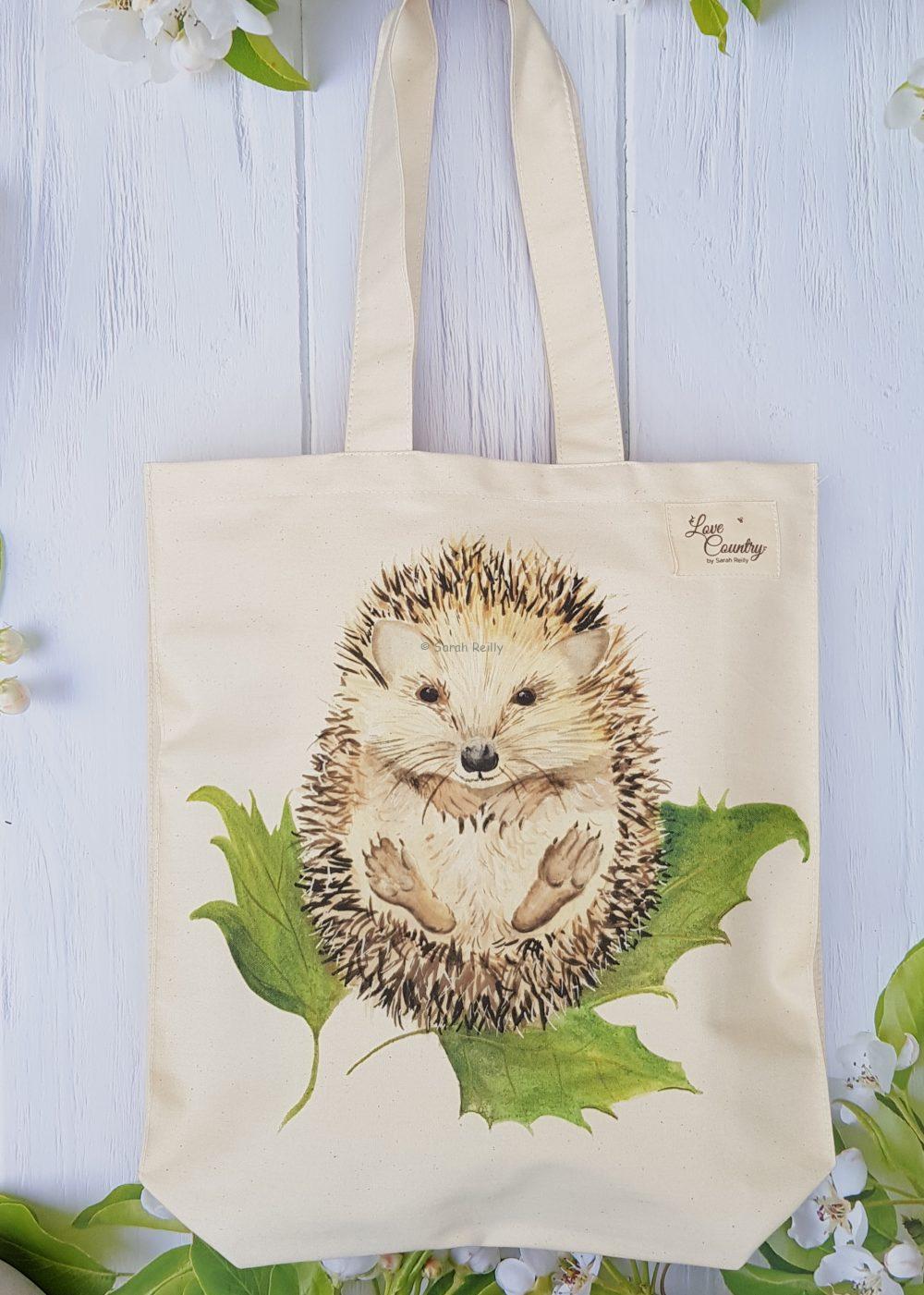 Mr Prickles Hedgehog Tote Bag