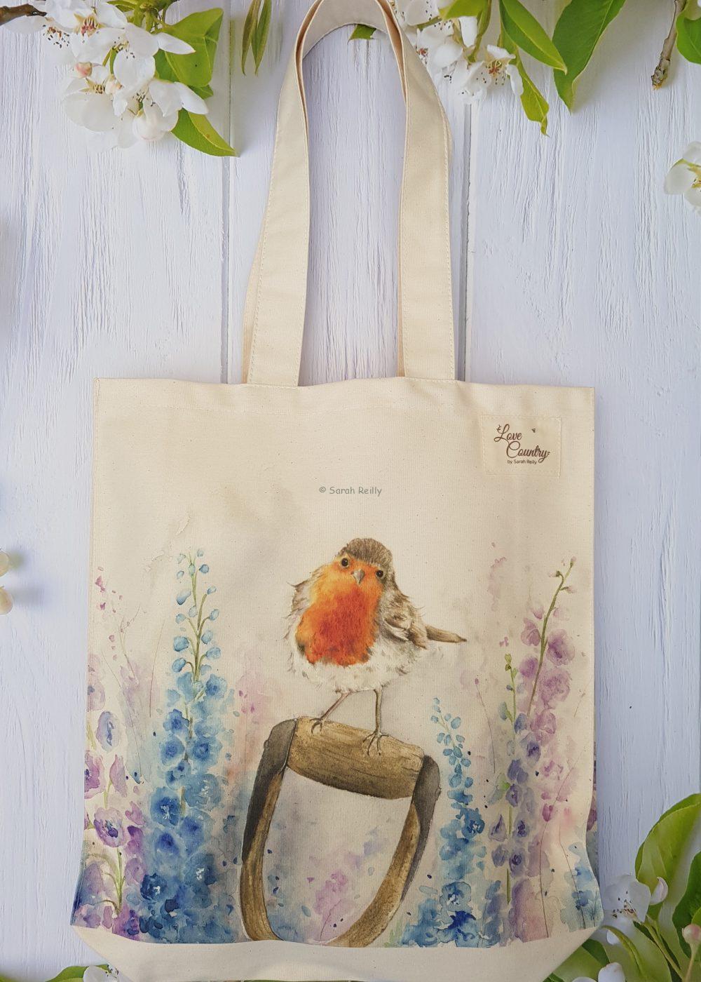 Rosie Robin Tote Bag
