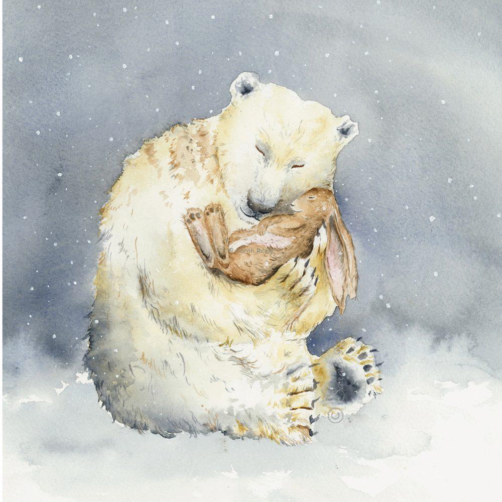 Snow Bear and the Magic Book Magnet